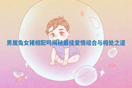 男属兔女猪相配吗揭秘最佳爱情组合与相处之道 男属兔女猪相配吗揭秘最佳爱情组合与相处之道