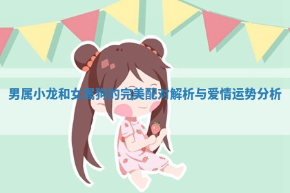 男属小龙和女属狗的完美配对解析与爱情运势分析