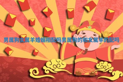 男属狗女属羊婚姻相配吗 男属狗的和女属羊的配吗