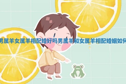 男属羊女属羊相配婚好吗 男属羊和女属羊相配婚姻如何