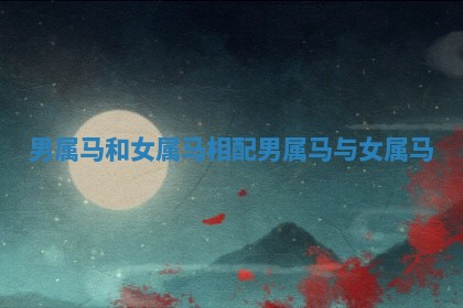 男属马和女属马相配_男属马与女属马