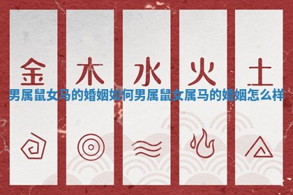 男属鼠女马的婚姻如何_男属鼠女属马的婚姻怎么样