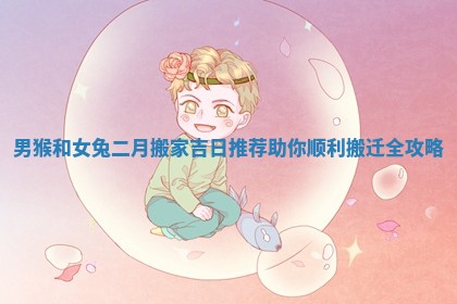男猴和女兔二月搬家吉日推荐助你顺利搬迁全攻略
