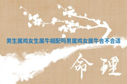 男生属鸡女生属牛相配吗_男属鸡女属牛合不合适