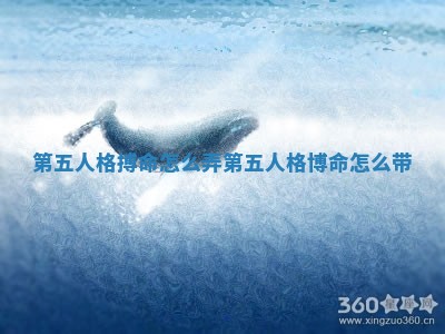 第五人格搏命怎么弄_第五人格博命怎么带