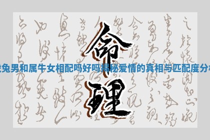 虎兔男和属牛女相配吗好吗揭秘爱情的真相与匹配度分析