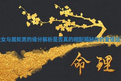 虎女与属蛇男的缘分解析是否真的相配揭秘你的爱情运势 虎女与属蛇男的缘分解析是否真的相配揭秘你的爱情运势