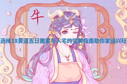 选择18黄道吉日搬家与入宅的完美指南助你家运兴旺
