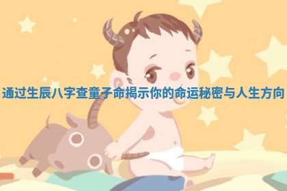 通过生辰八字查童子命揭示你的命运秘密与人生方向