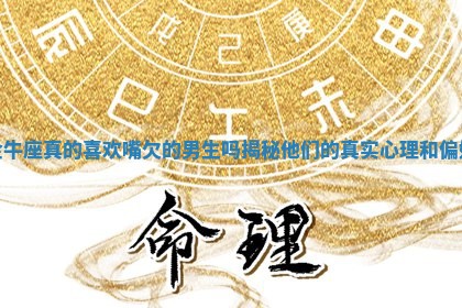 金牛座真的喜欢嘴欠的男生吗揭秘他们的真实心理和偏好